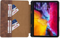 Genuine Leather iPad Pro 11 in Magnetic Closure Case - Handmade Brown