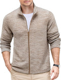COOFANDY Mens Fleece Jacket Zip Up Lightweight Sweater Jacket - Warm
