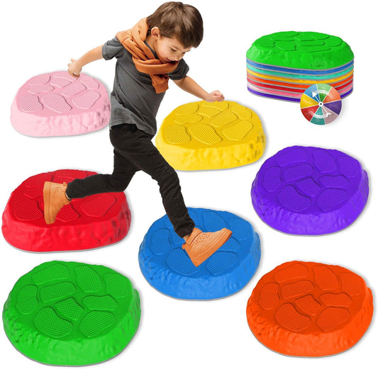 Durable Non-Slip Balance Stones for Kids' Coordination Play