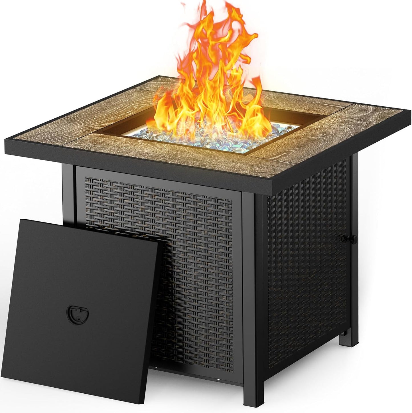 BALI OUTDOORS 50000 BTU Propane Fire Pit Table for Outdoor Use