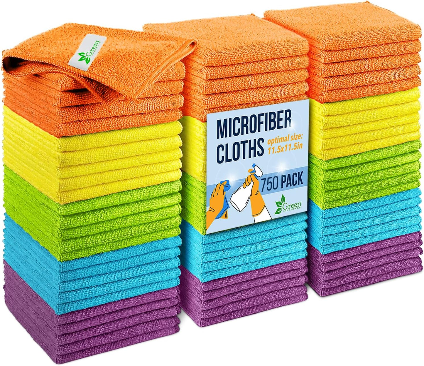 Ultra Absorbent Microfiber Cleaning Cloths for All Your Needs