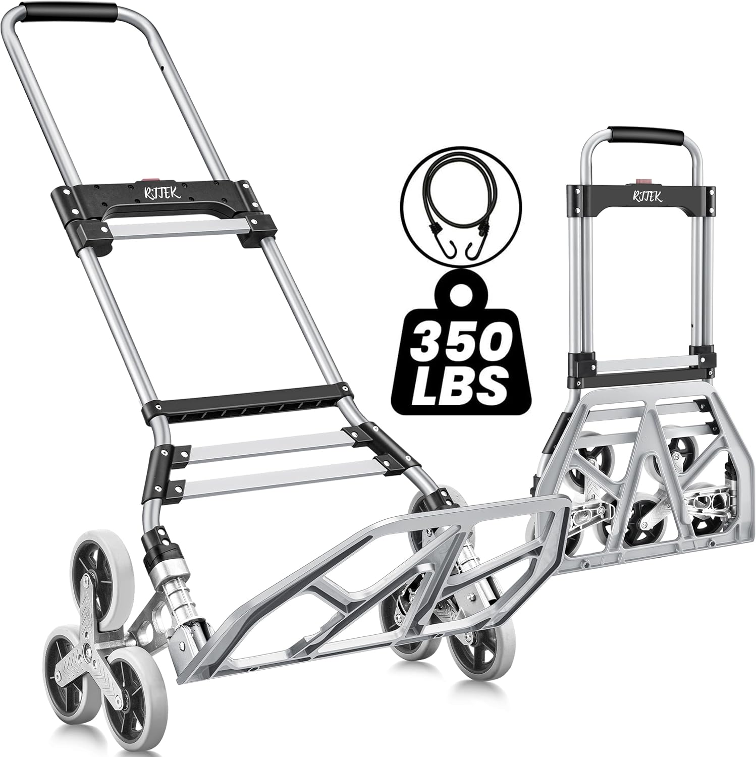 Stair Climber Hand Truck and Dolly with 350 Lb Capacity