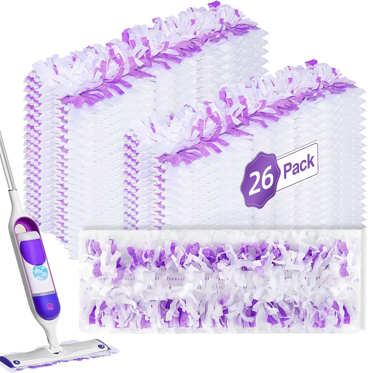 Powerful Cleaning Pads for Swiffer PowerMop - 26 Count