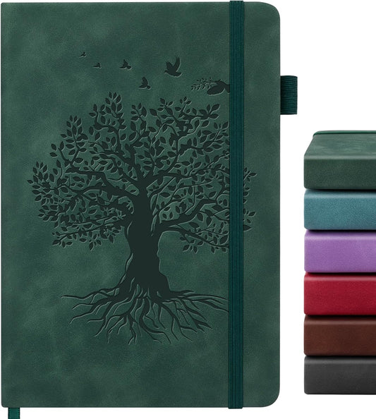 Premium A5 Leather Journal, 200 Pages, Multi-Use, ALKALO
