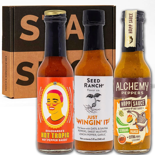 Hot Ones Hot Sauce Challenge Set - Season 27 Warmup Gift Pack