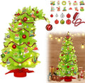3.4Ft Whimsical Christmas Tree Lime Green - Bendable & Ready