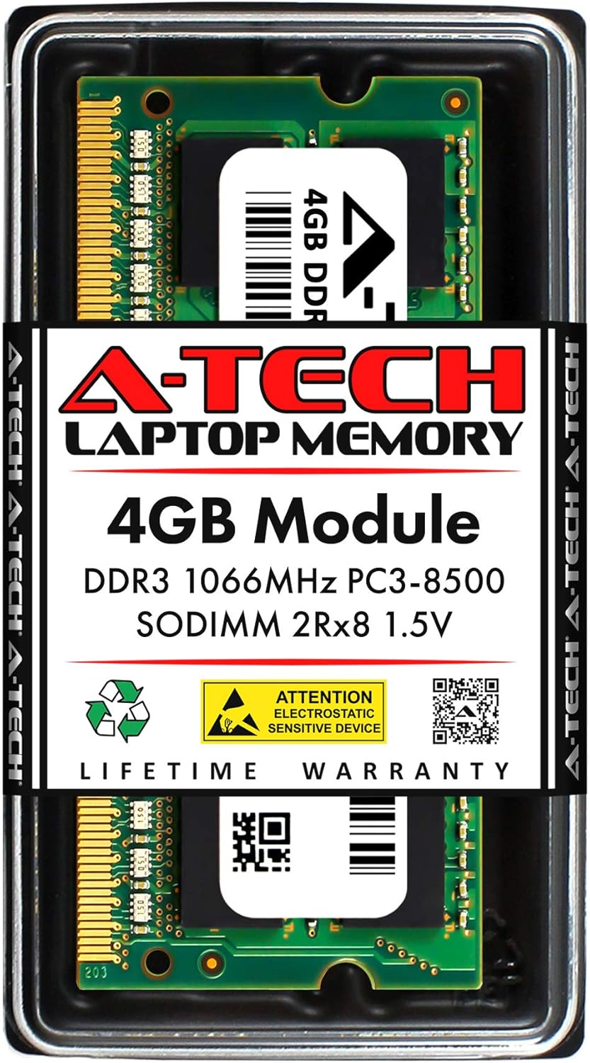 4GB DDR3 1066MHz RAM Replacement for Kingston KVR1066D3S7/4G