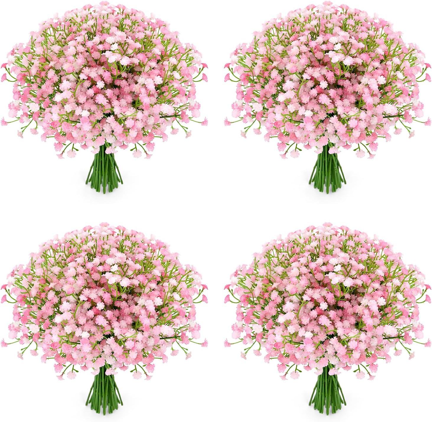 48Pcs Artificial Baby Breath Flowers for Wedding Decor and DIY