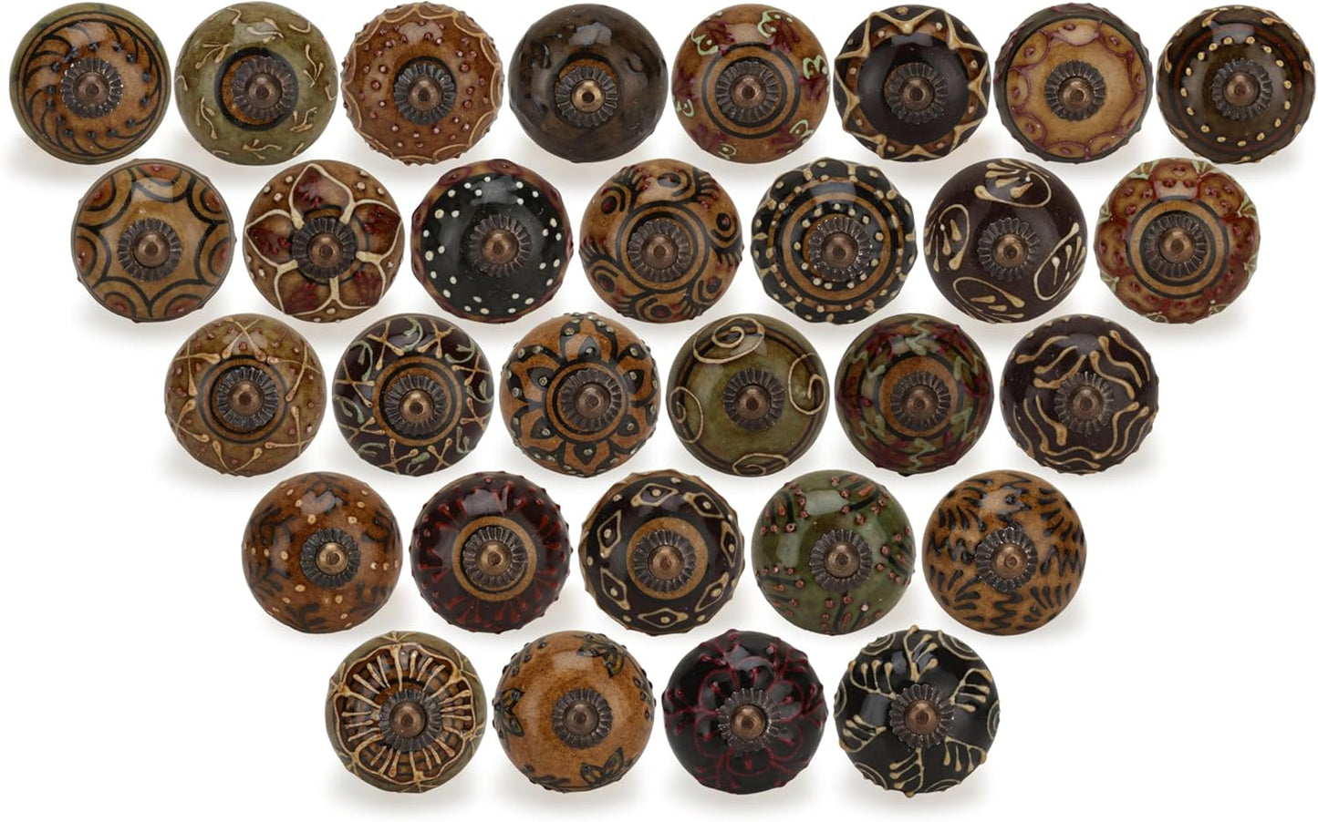 Dresser Knobs for Cabinets and Drawers - Decorative Ceramic Knobs