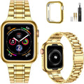 MioHHR Solid Stainless Steel Band Compatible with Apple Watch 38/40mm