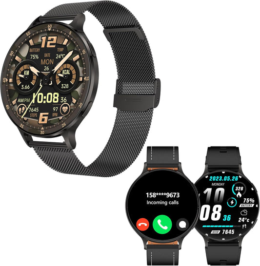 XRXT: Smartwatch for Men - Make/Answer Calls, AMOLED Display, Fitness Tracker