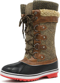 DREAM PAIRS Women's Waterproof Mid-Calf Snow Boots for Winter Weather
