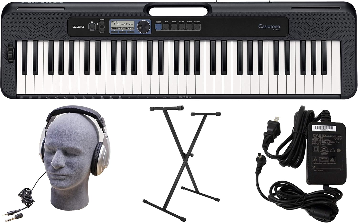 Casio CT-S300 61-Key Premium Keyboard Pack - Complete Set!