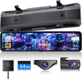 JOMISE T860+ Mirror Dash Cam 4K Front and 2.5K Rear - Reliable Driving