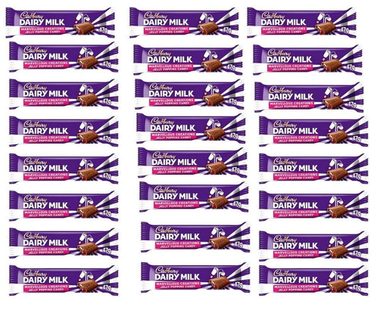Cadbury Dairy Milk Marvellous Creations Jelly Popping Candy Bars