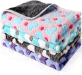 Waterproof Guinea Pig Blankets 4-Pack Heart Pattern - Reusable Cage