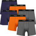 Wrangler Mens Cooling Boxer Briefs 6 in Inseam - Breathable Quick Dry
