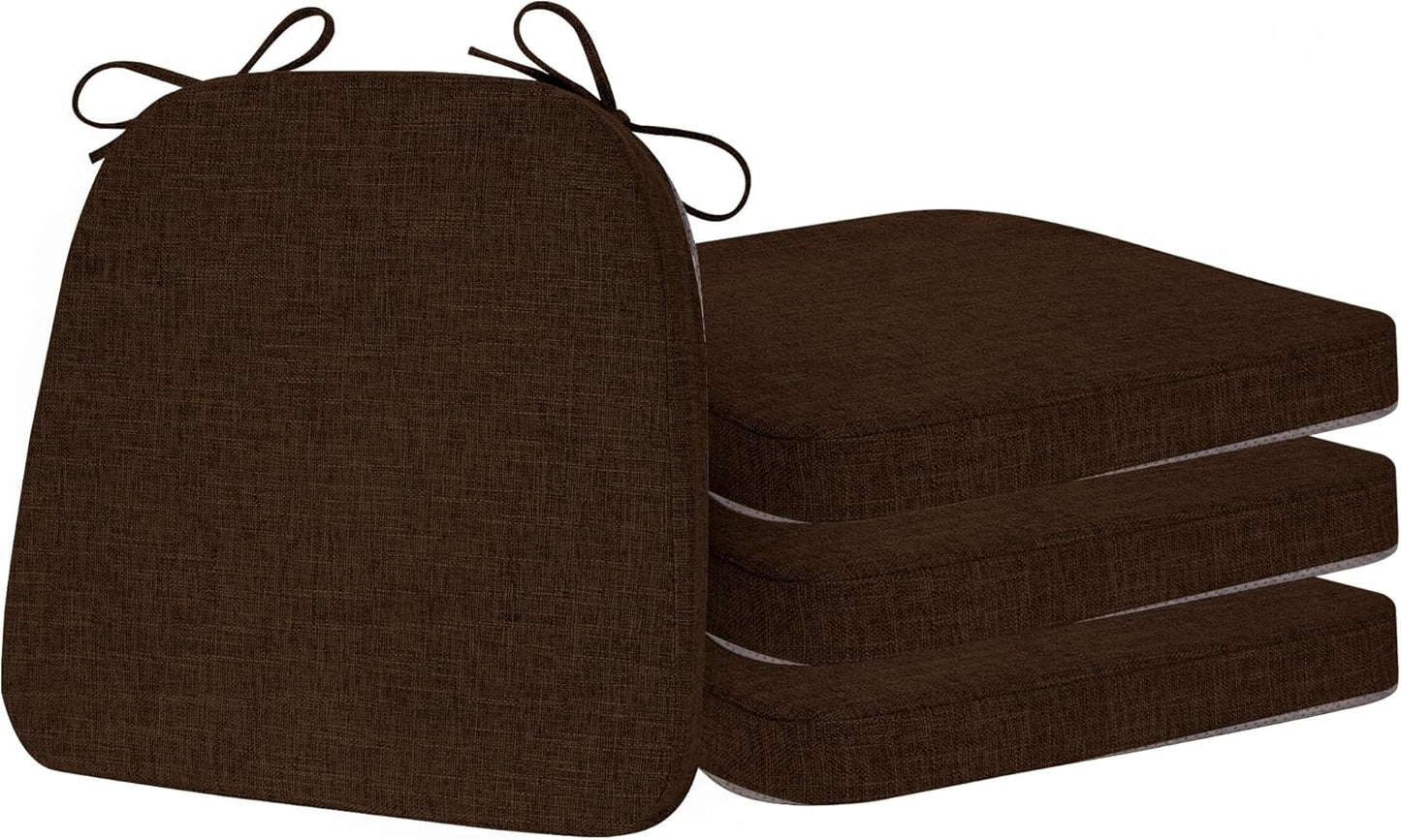 ELFJOY Chair Cushions Set of 4 for Dining and Kitchen Chairs