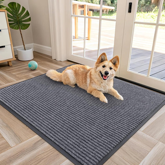 OLANLY Waterproof Heavy Duty Doormat for Indoor Outdoor Use