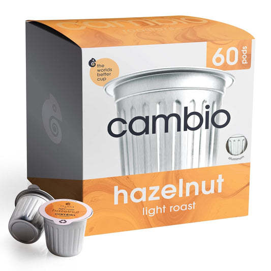 Cambio Roasters Organic Hazelnut Coffee K Cups for Keurig