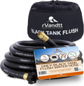 Grey/Black Sanitation Water Hose 35ft 5/8in - Durable RV No-Kink Hose