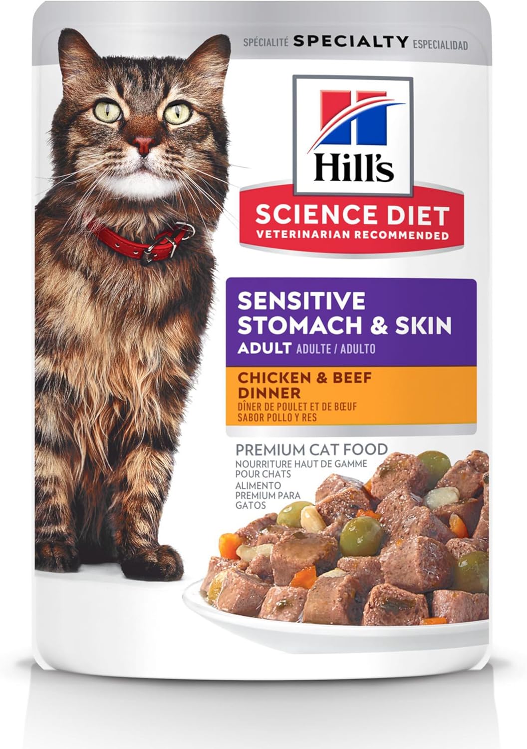 Hill's Science Diet Sensitive Stomach & Skin Wet Cat Food Review
