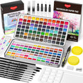 Watercolor Paint Set 168 Colors with Case and Accessories - Portable