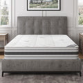 Ottomanson Full 12ft Hybrid Mattress - Firm Support, Antistatic Cover