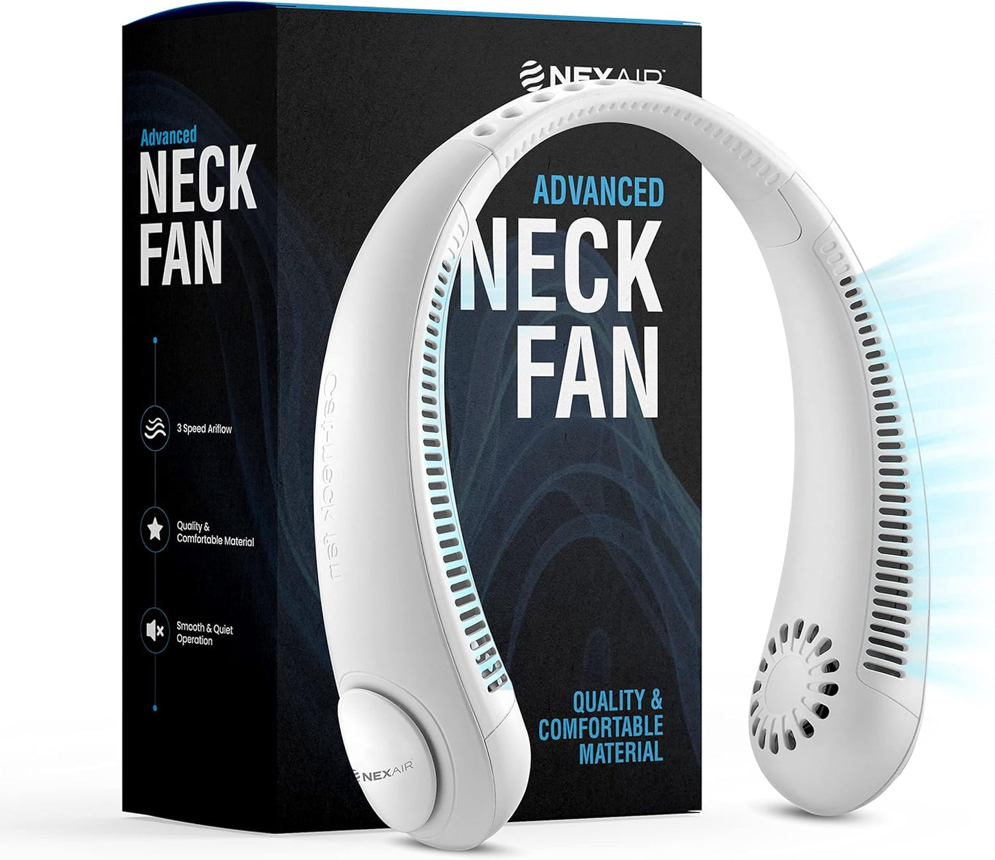 NexAir Bladeless Neck Fan - Stay Cool Anywhere!