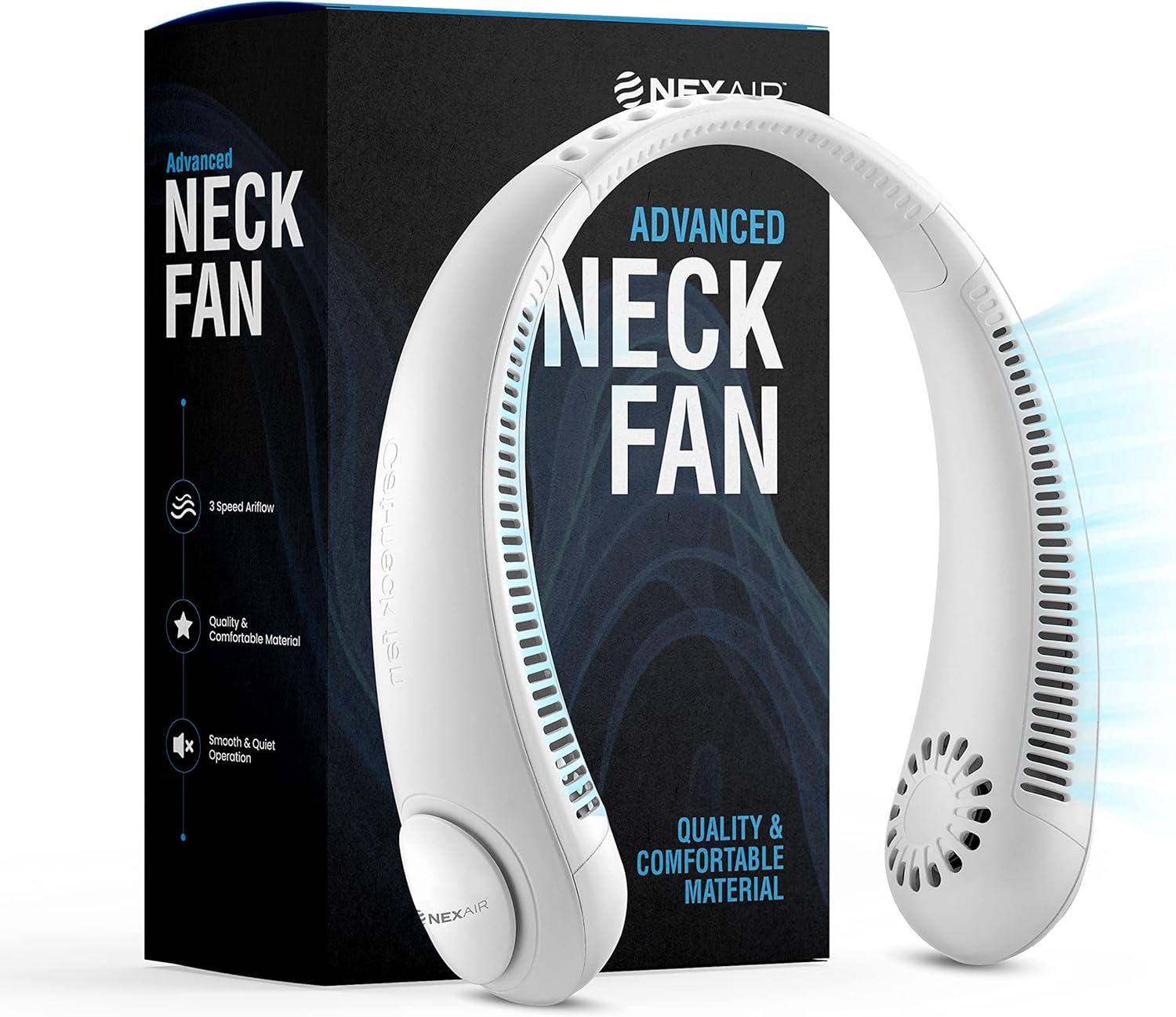 NexAir Bladeless Neck Fan - Stay Cool Anywhere!