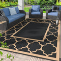 GENIMO 6ft x 9ft Outdoor Rug Waterproof for Stylish Patio Decor