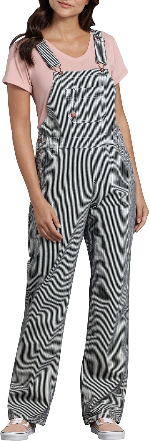 Dickies Women's Denim Bib Overall for Superior Comfort and Fit