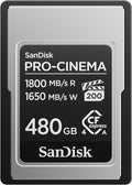 SanDisk 480GB PRO-Cinema CFexpress Type A Card - High-Speed 4K/6K/8K