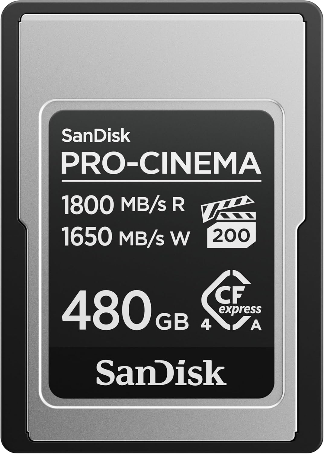 SanDisk 480GB PRO-Cinema CFexpress Type A Card for Professionals