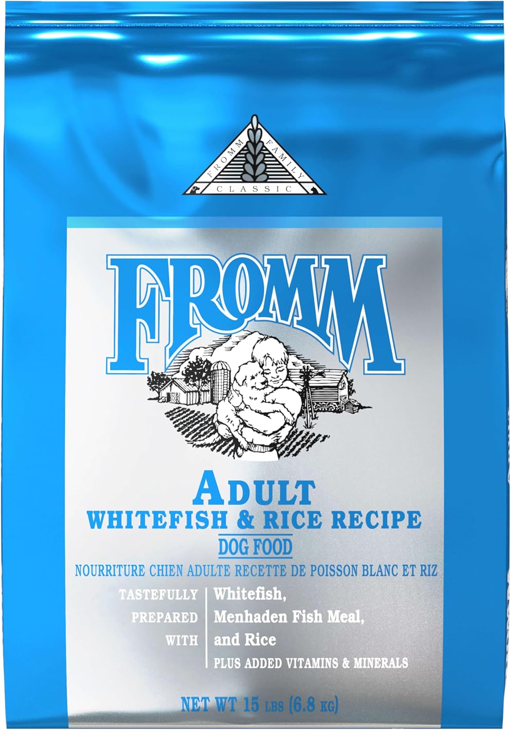 Fromm Classic Adult Whitefish & Rice Dog Food for All Breeds