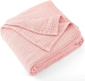 100% Cotton Muslin Throw Blanket 90 in x 90 in Queen - Lightweight