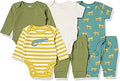 Unisex Babies' Cotton Layette Outfit Sets - Pack of 6 Essentials