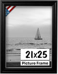 Black 21x25 Picture Frame.75 in Wide - Minimal Black Wall Frame