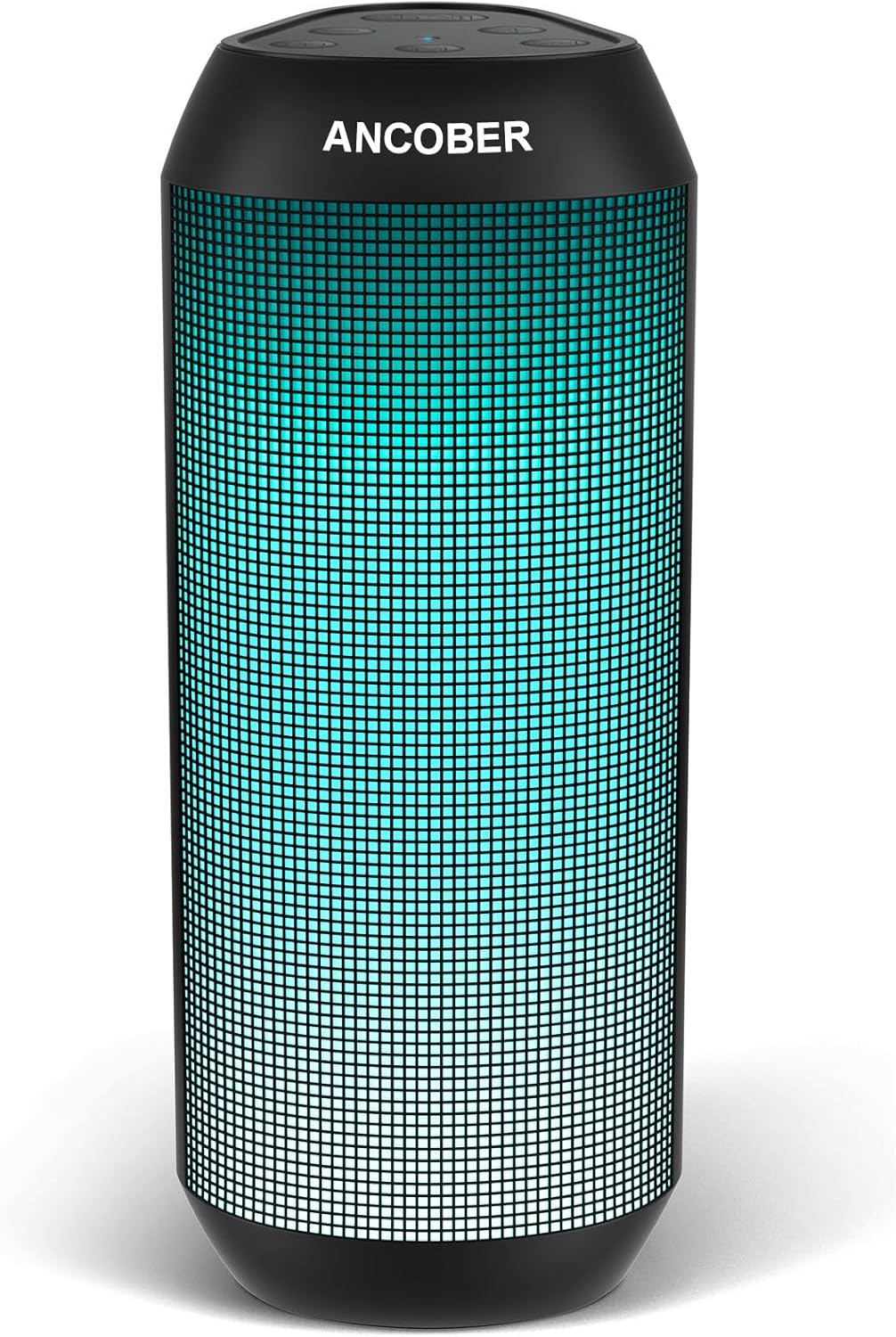 ANCOBER Portable Bluetooth Speaker - HD Stereo Sound & Cool LED Lights!