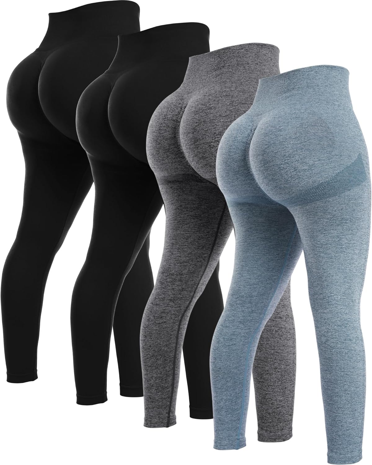 NORMOV 4 Piece Butt Lifting Workout Leggings for Women Review