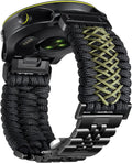 Braided 550 Paracord 22mm Garmin Watch Band - Rugged Sport Style