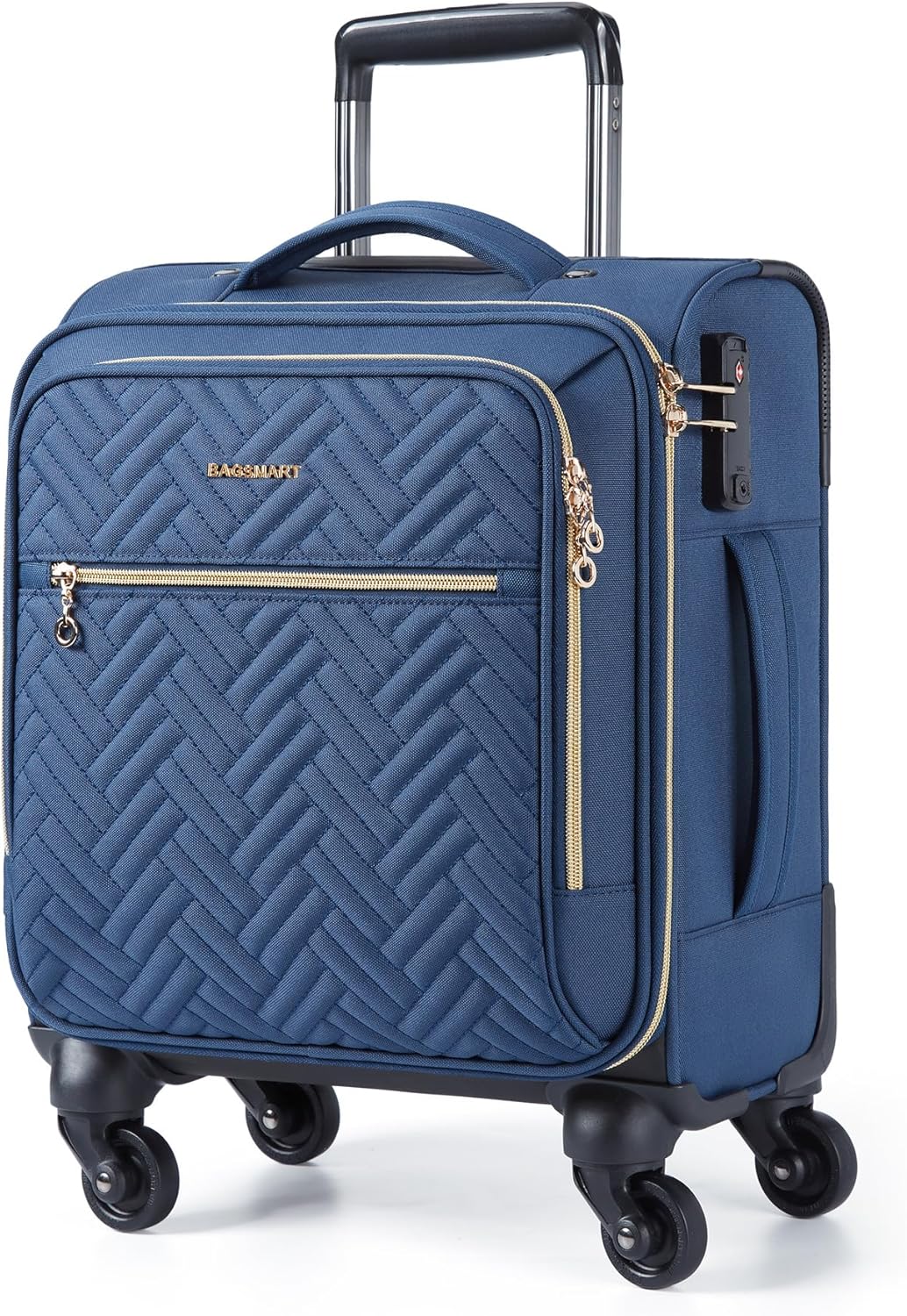 BAGSMART Underseat Carry On Luggage for Easy Travel Convenience
