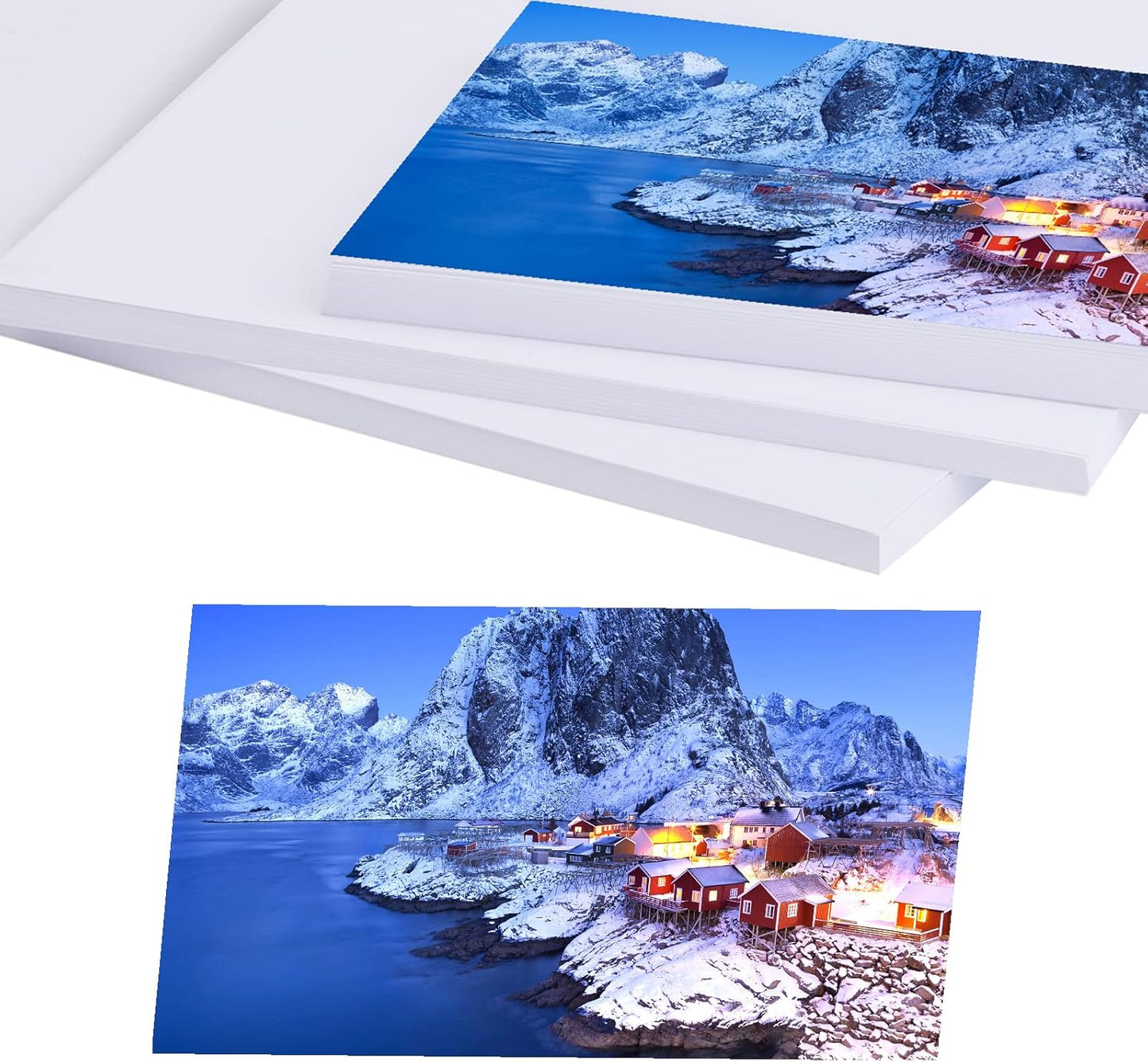 LUNARM Glossy Photo Paper 110 Sheets - Clear Images & Vibrant Colors!