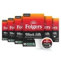Folgers Black Silk Coffee K-Cup Pods for Bold Dark Roast Lovers