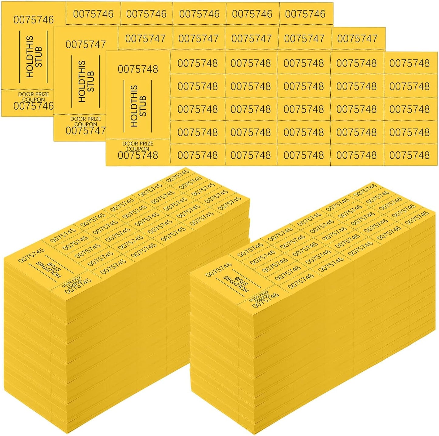 Kosiz 2000 Sheets Raffle Ticket for Events and Auctions