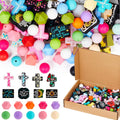 200 Pcs Inspirational Cross Silicone Focal Beads for Pen Making
