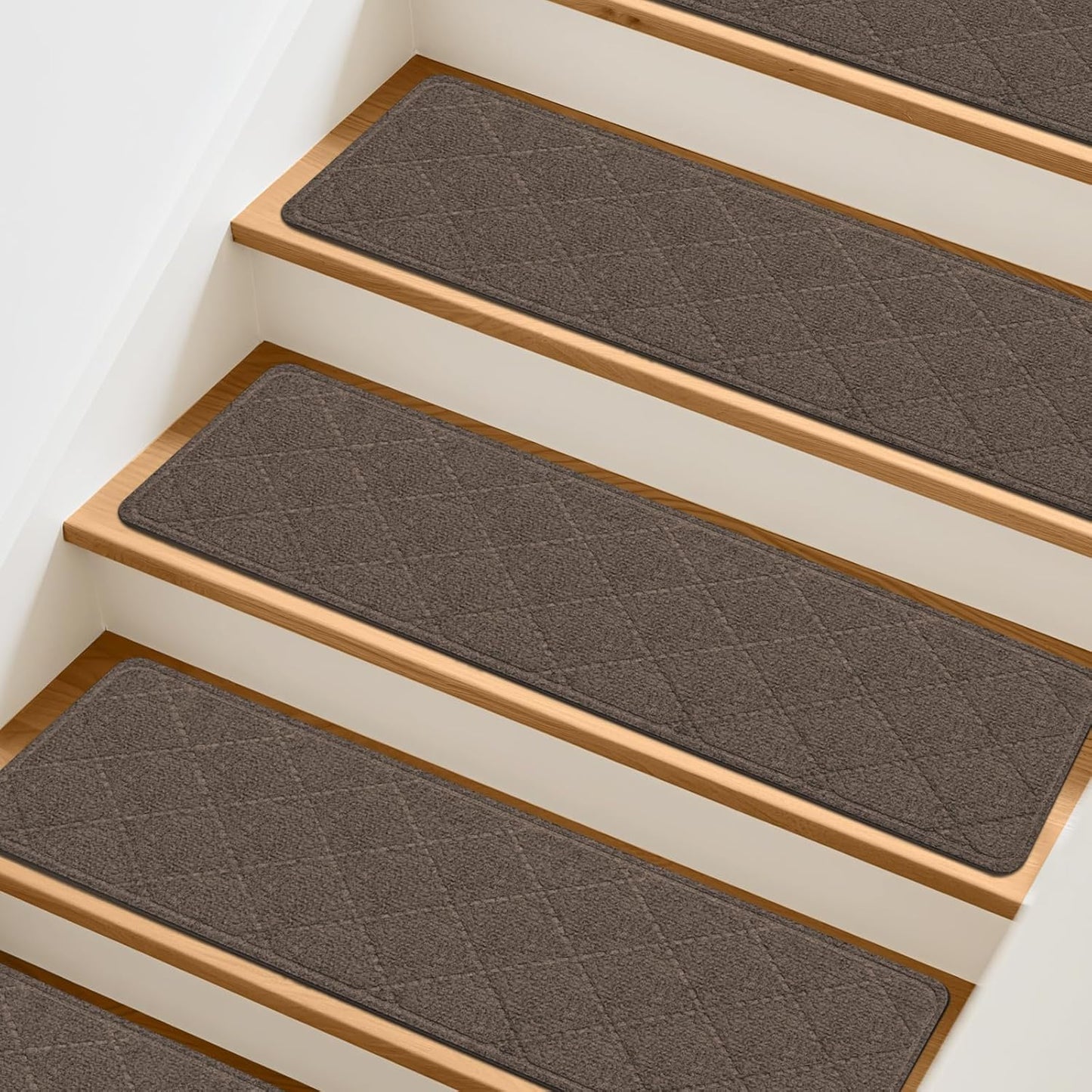Non-Slip Stair Treads for Wooden Steps - 15 Pack, 8in x 30in