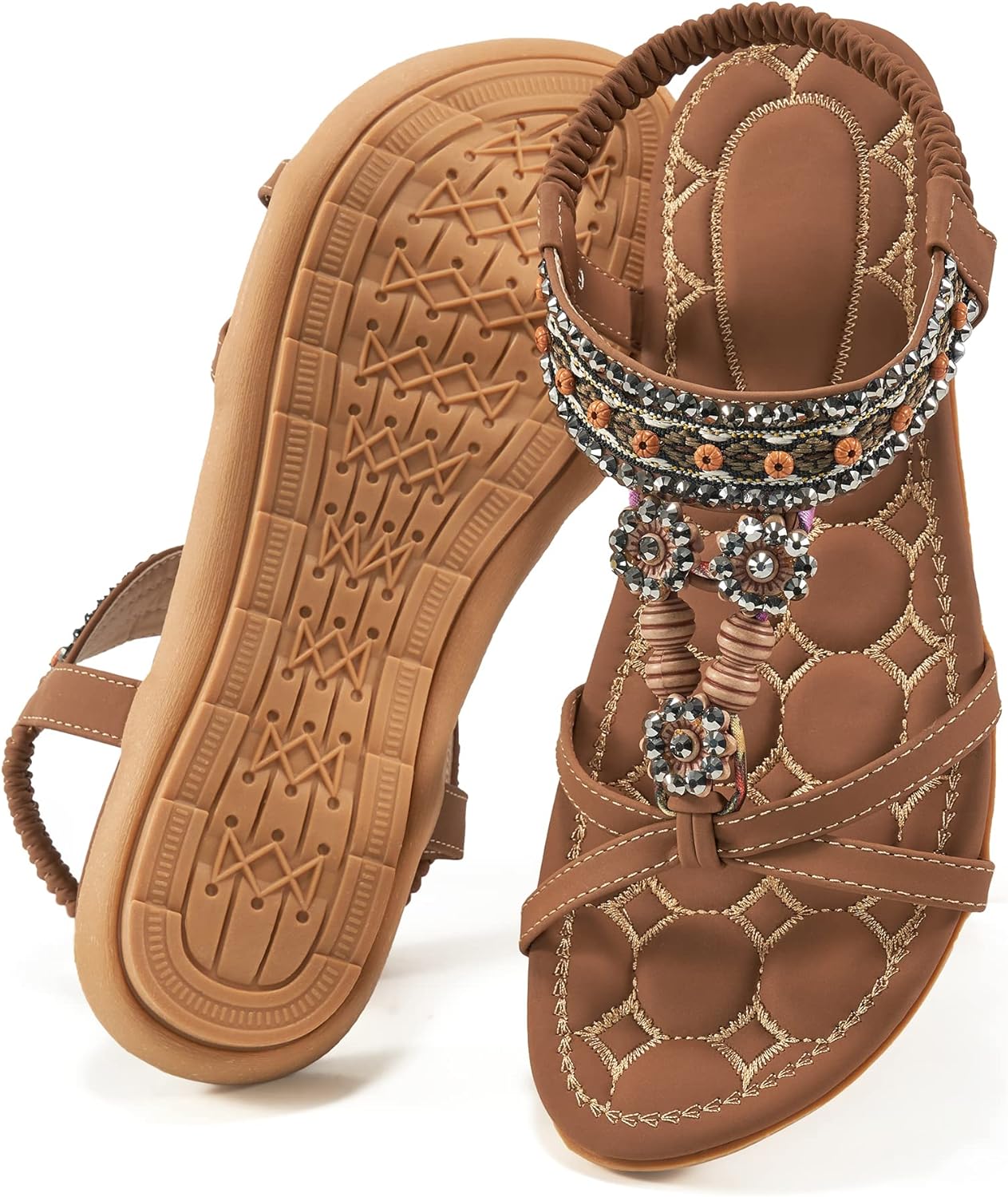 Alicegana Womens Sandals Dressy Summer for Elegant Comfort