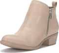 Lucky Brand Women's Basel Ankle Bootie with Stylish Metal Zipper