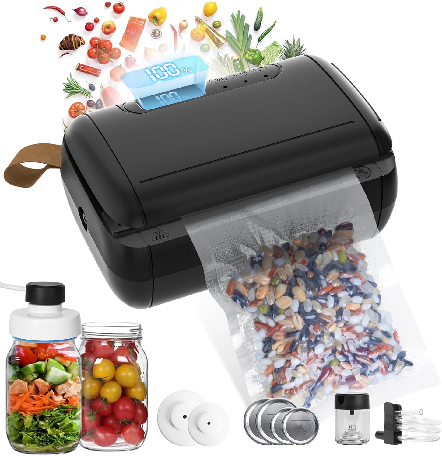 10-in-1 Electric Mini Vacuum Sealer Kit - Preserve Freshness!